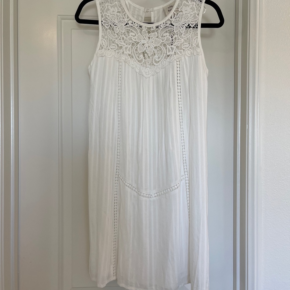 Knox Rose white boho  dress XS NEW